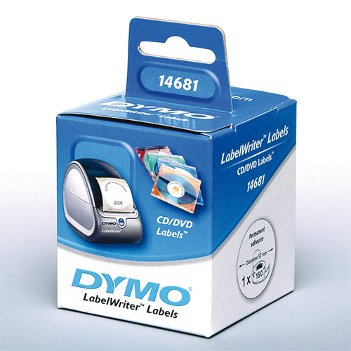 Dymo 14681 CD/DVD Etiketten