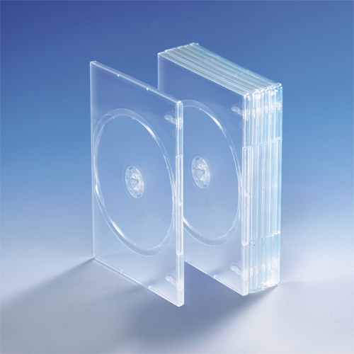 Dünne DVD Single Box 7mm, transparent, VPE 50 Stk.