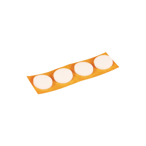 Schaumstoff Clip, weiß, VPE 150 Stk.
