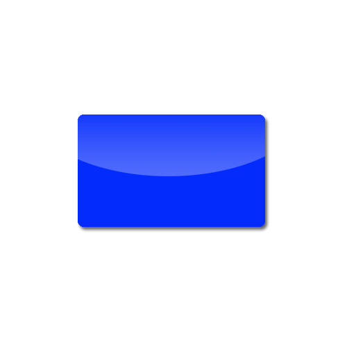 Plastikkarte, einfärbig blau, 0.76 mm, VPE 100 Stk.