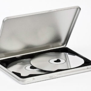 DVD Metallbox für 2 DVD, VPE 20 Stk.