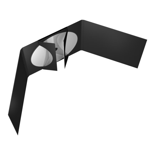 TronPak Fixed CD, schwarz, mattlackiert, VPE 10 Stk.