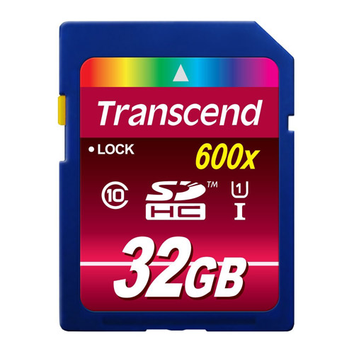 Transcend SDHC UHS-I Class 10, 32 GB