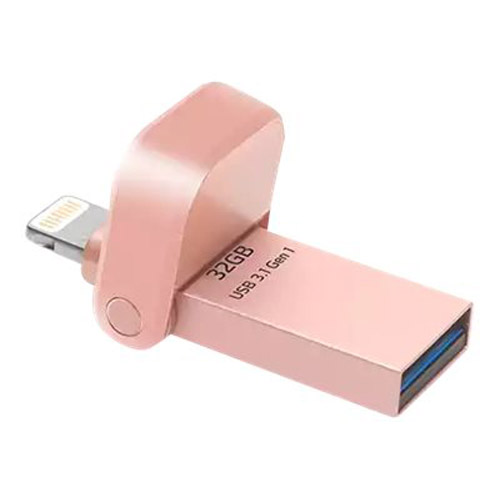 ADATA i-Memory AI920 Rose Gold, 32 GB USB Stick